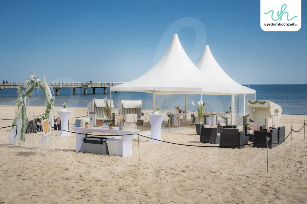 Strandhochzeit Usedom in Ahlbeck Seebrücke