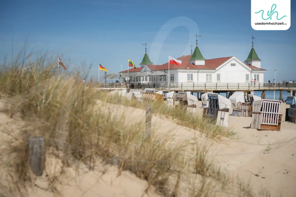 Strandhochzeit Usedom in Ahlbeck Seebrücke